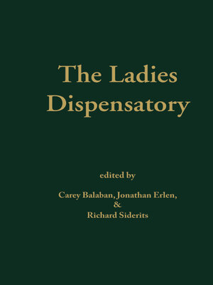 cover image of Ladies' Dispensatory